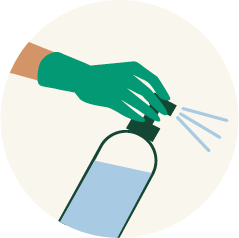 COVID Safety Precautions - Disinfecting between parties